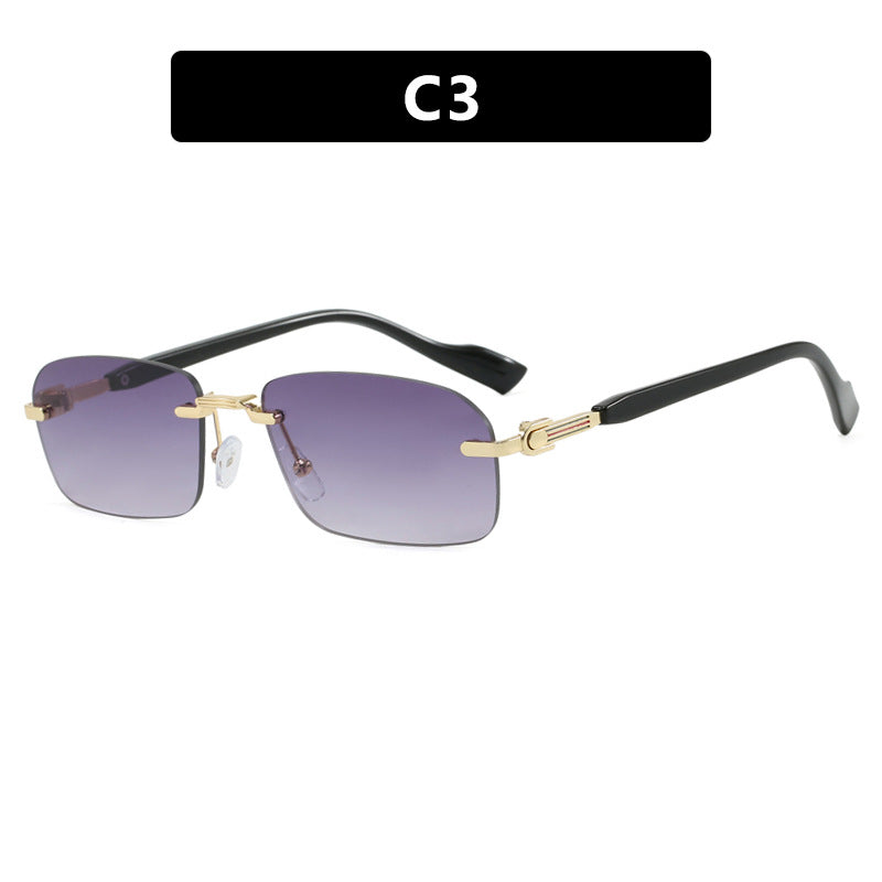 Damen Sonnenbrille mit elegantem Metallrahmen und stilvollen Holzdetails Brehn