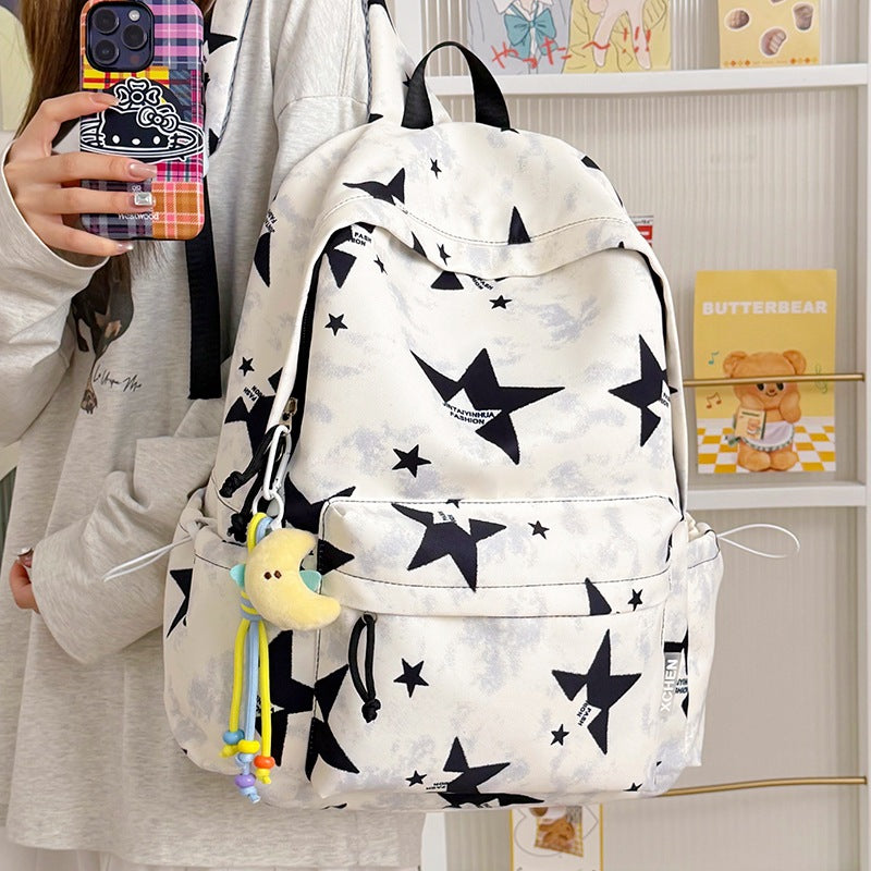 Trendiger Sternenbedruckter Rucksack Brehn
