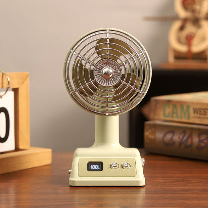 Damen Tragbarer Tischventilator mit digitale Steuerung und flexible Neigung Brehn