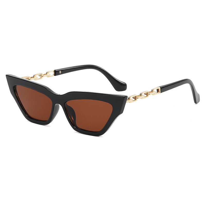 Damen Trendige Sonnenbrille mit exklusiven Kettendetails Brehn