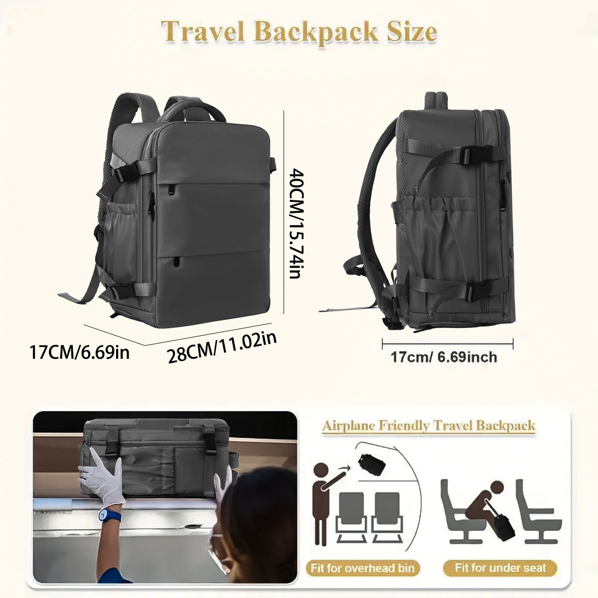 Multifunktionaler Laptop Rucksack mit Vielseitigen Fächern Brehn