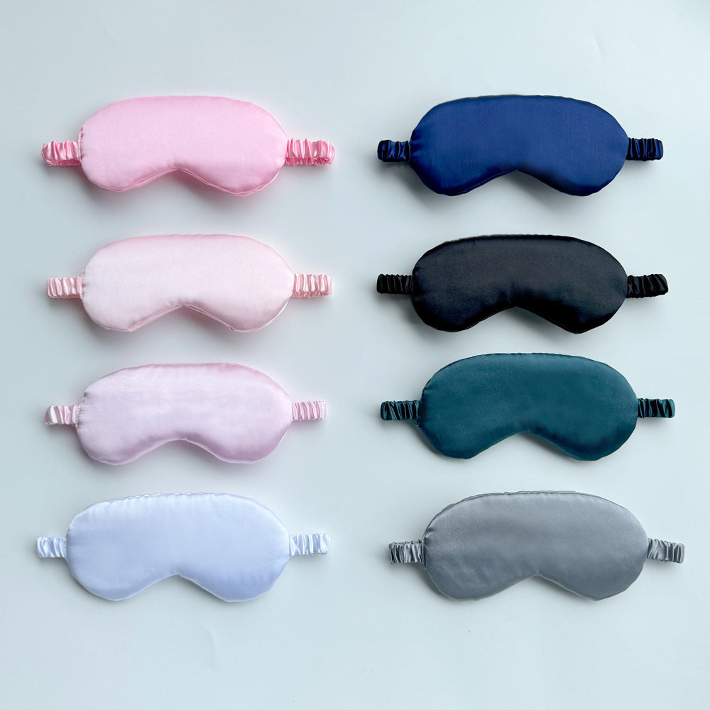 Damen nan ergonomische seidenähnliche Schlafmaske mit gepolstertem Nasensteg und elastischem Riemen Brehn