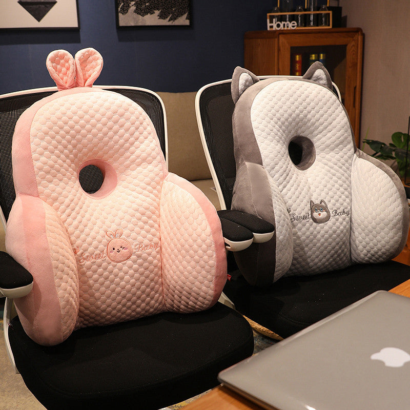 Ergonomisches Plüsch-Sitzkissen mit Lochmuster Brehn