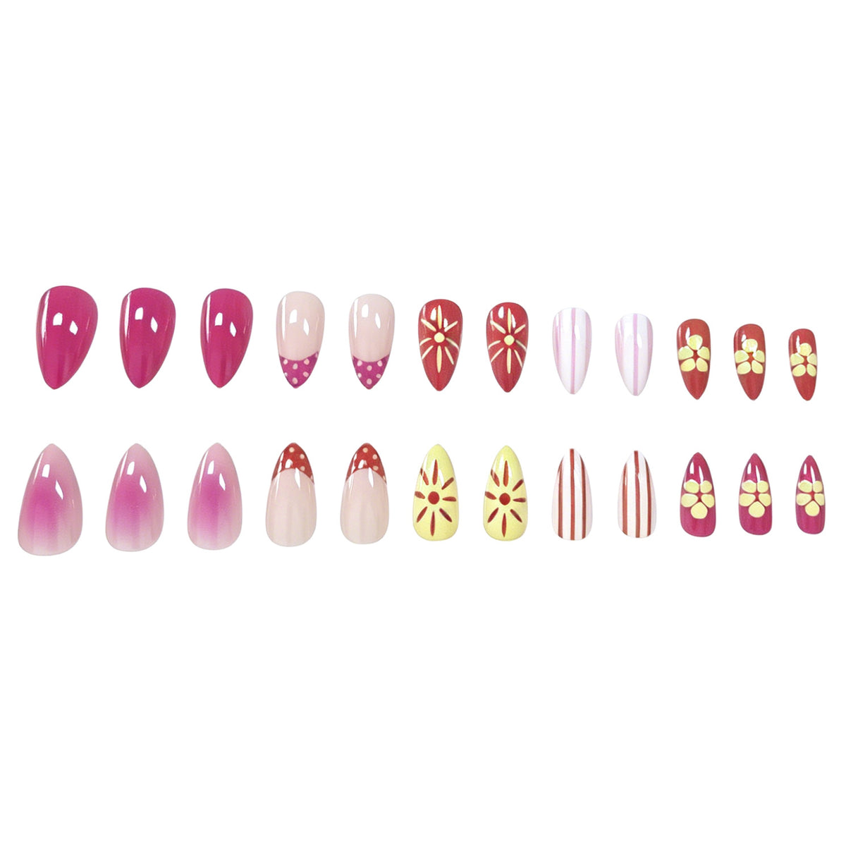 Thematisches Sommer-Nagelkunst-Set Brehn