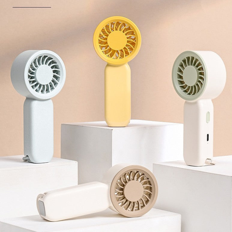 Unisex nan kompakter leistungsstarker Handventilator mit Akku und USB-Ladeanschluss Brehn