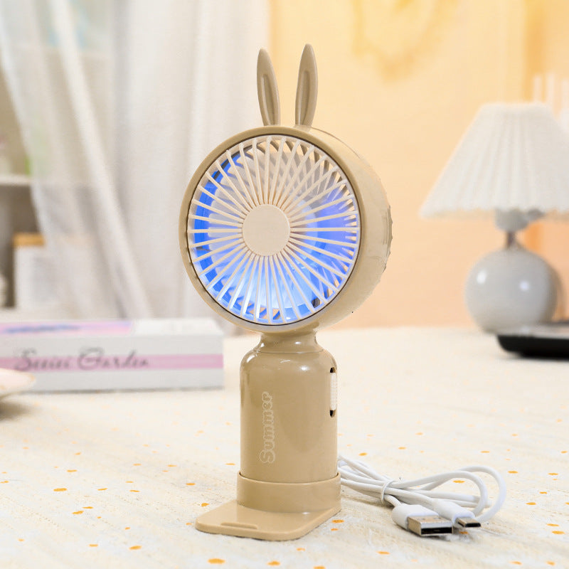 Damen Tragbarer LED-Handventilator im kreativen Tierdesign Brehn