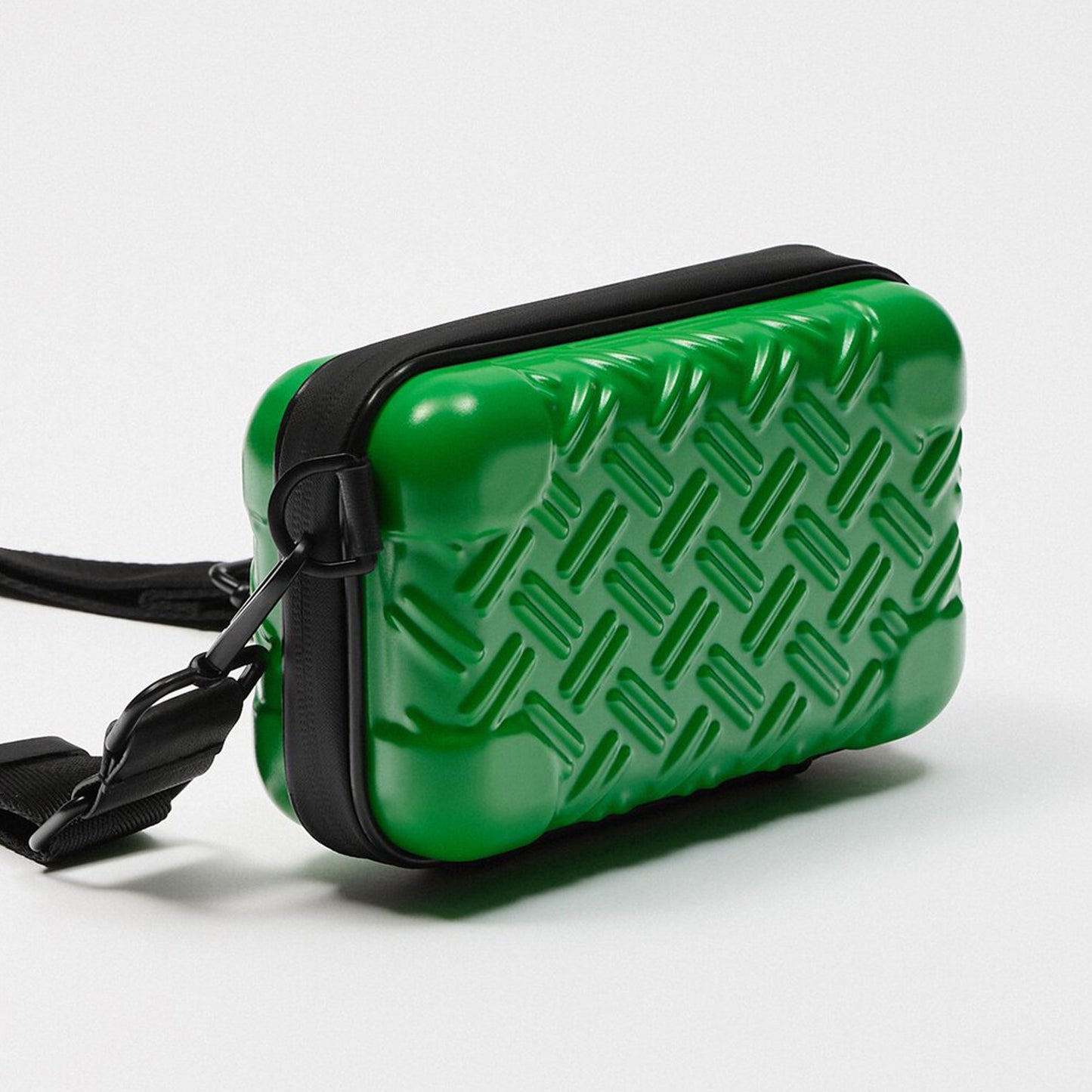 Unisex Texturiertes Hartschalen-Crossbody-Umhängetasche Brehn