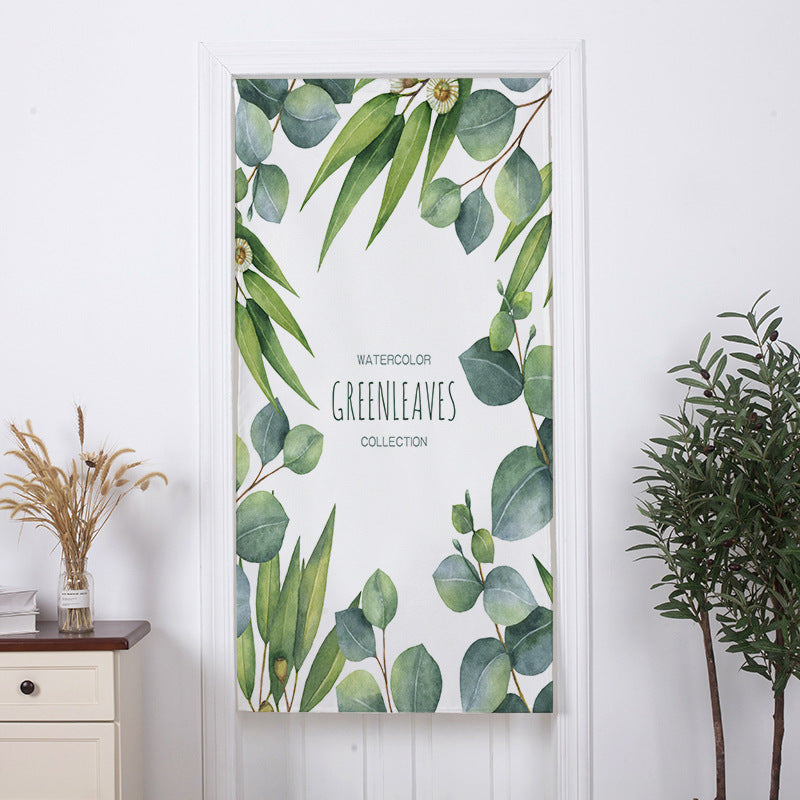 Dekorativer Aquarell Pflanzen Wandteppich