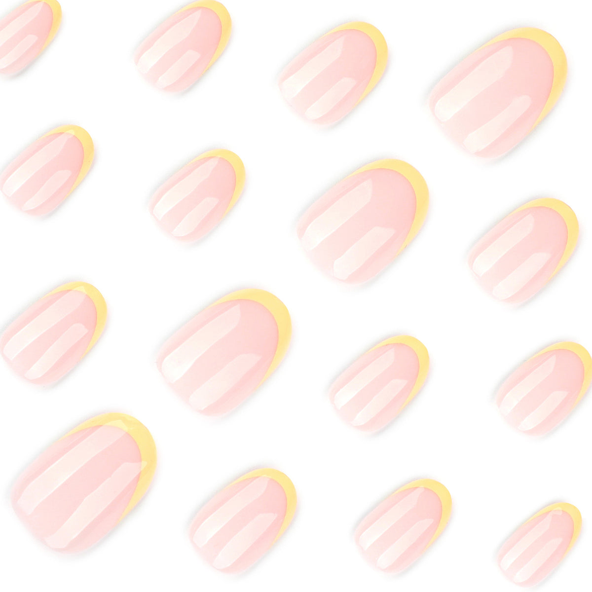Elegante Nagelkunst im modernen French-Tip Design Brehn