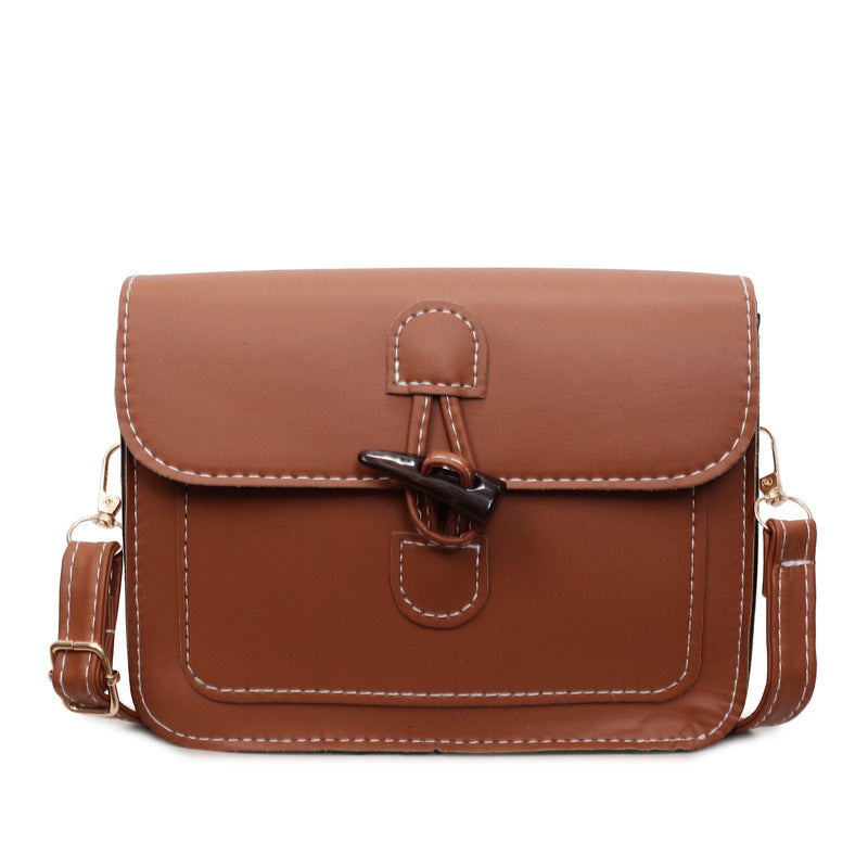 WoStructured Leder Umhängetasche Brehn