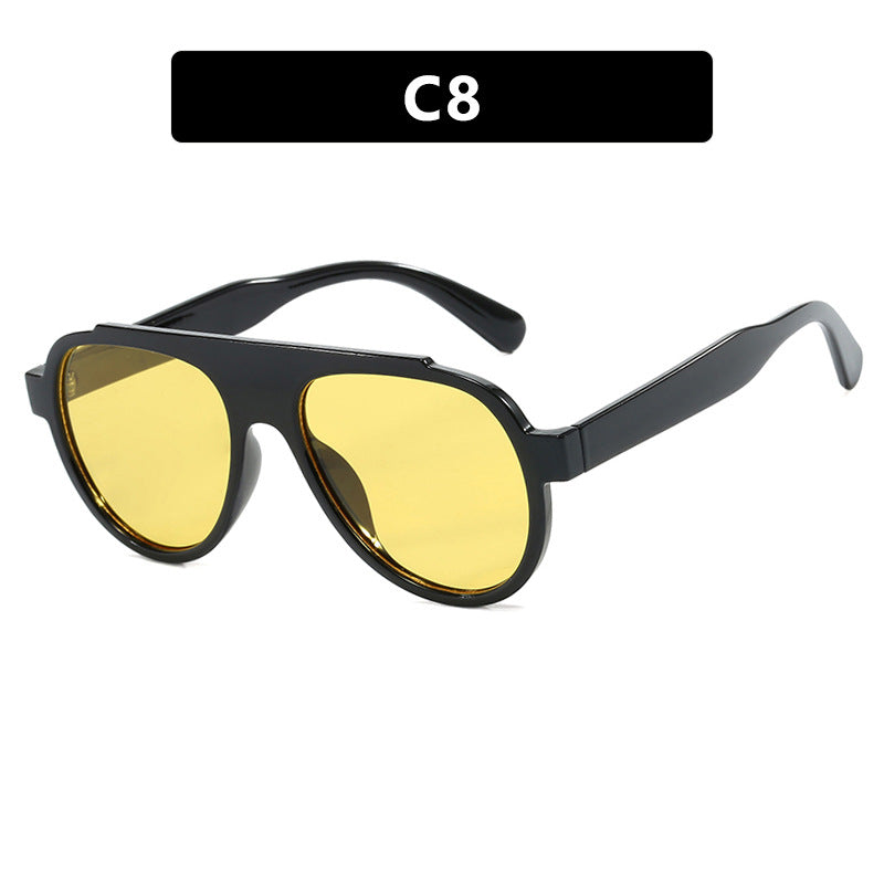Damen stilvolle schwarze Sonnenbrille im modernen Design Brehn