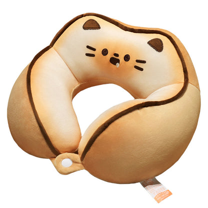 Plüsch-Nackenhörnchen mit Memory-Schaum und niedlichem Bären-Design
