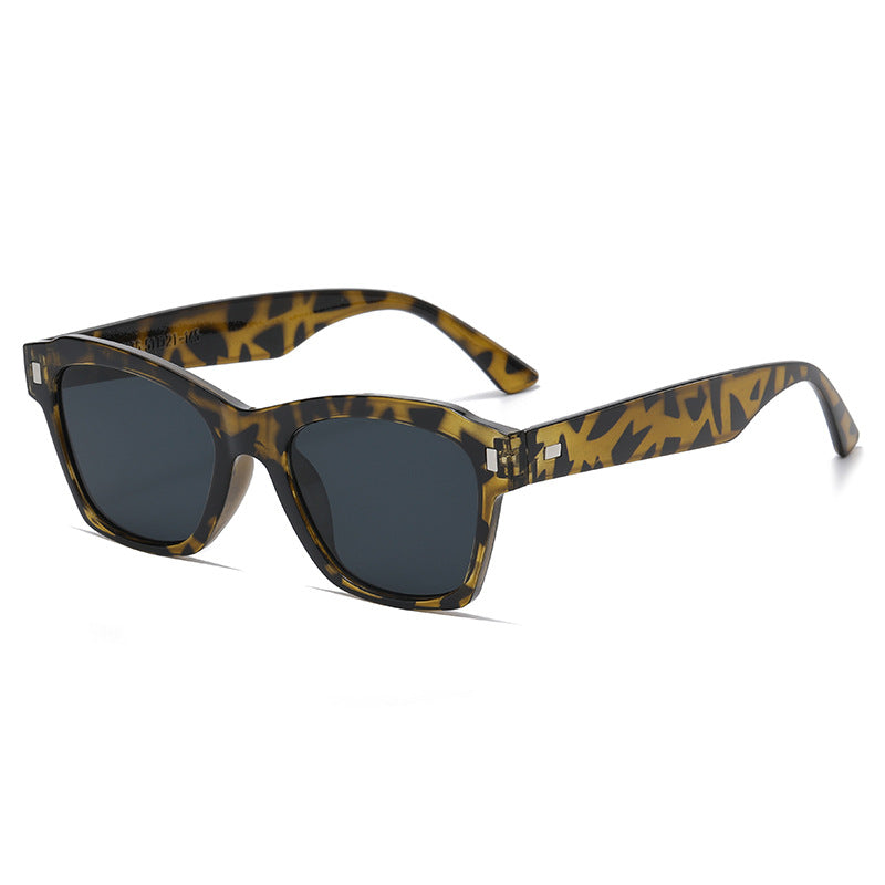 Damen modische Sonnenbrille mit transparentem Rahmen und hochwertigem UV-Schutz Brehn