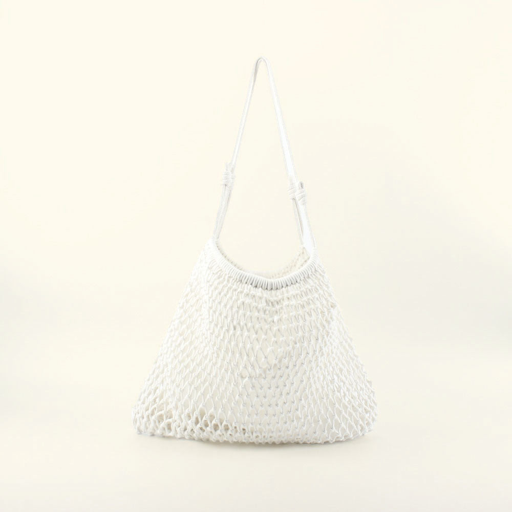 Netztasche mit Flexibler Form und Stilvollen Trageriemen Brehn