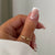 Kunstnagelset mit eleganten French Spitzen und glamourösen Strassverzierungen Brehn