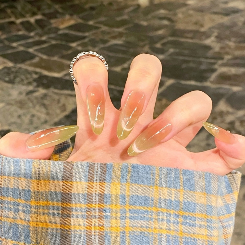 Stilvolle lange Stiletto Press-On Nägel Brehn