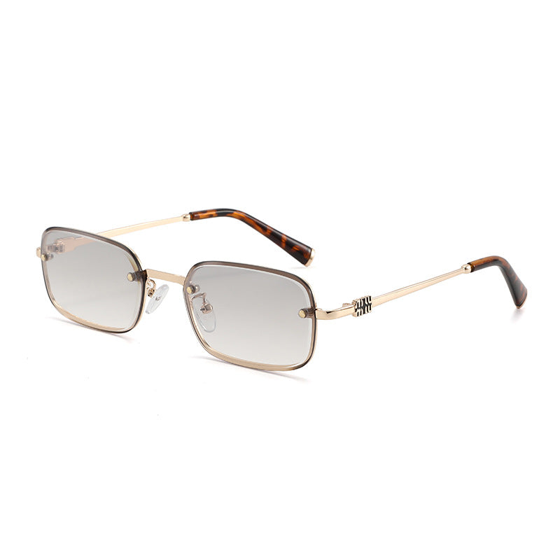 Damen Sonnenbrille mit elegantem, rechteckigem Rahmen und polarisierenden Gläsern Brehn