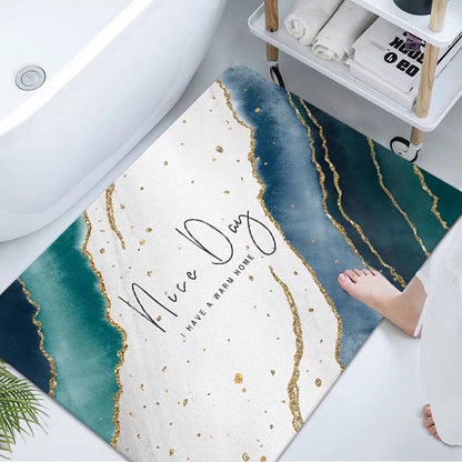 Luxuriöse Marmor Design Badematte Brehn