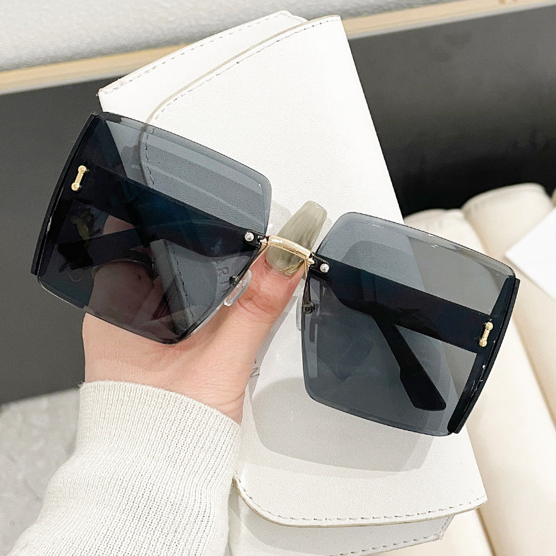 Damen oversized geometrische Sonnenbrille Brehn