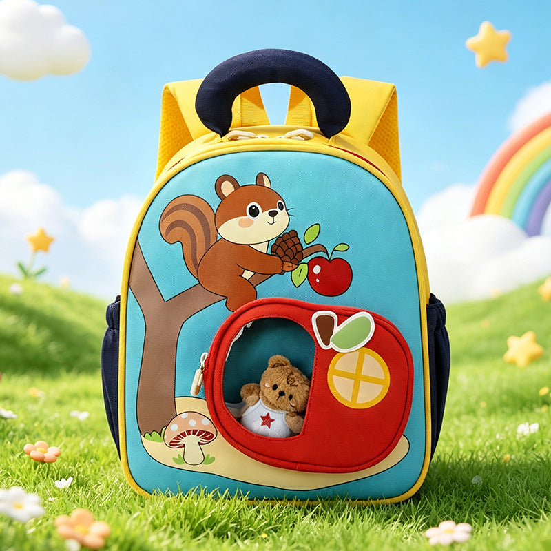 Kinderrucksack mit niedlichem Tiermotiv