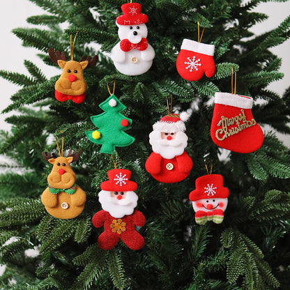Festliche Plüsch Weihnachtsbaum Ornamenten Schüssel