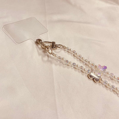 Eleganter Perlen Charm Brillenhalter Brehn