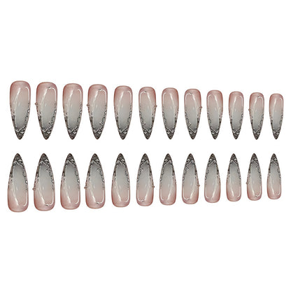 Elegantes Stiletto Press-On Nagelset Brehn