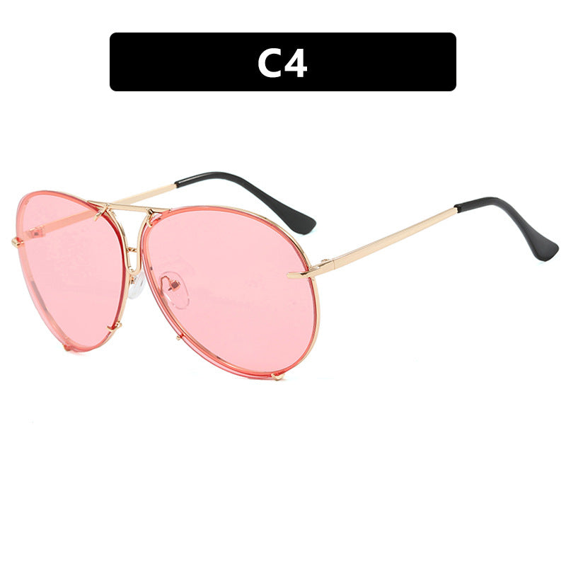 Damen Flug-Sonnenbrille mit stylischem Metallrahmen und UV-Schutz Brehn