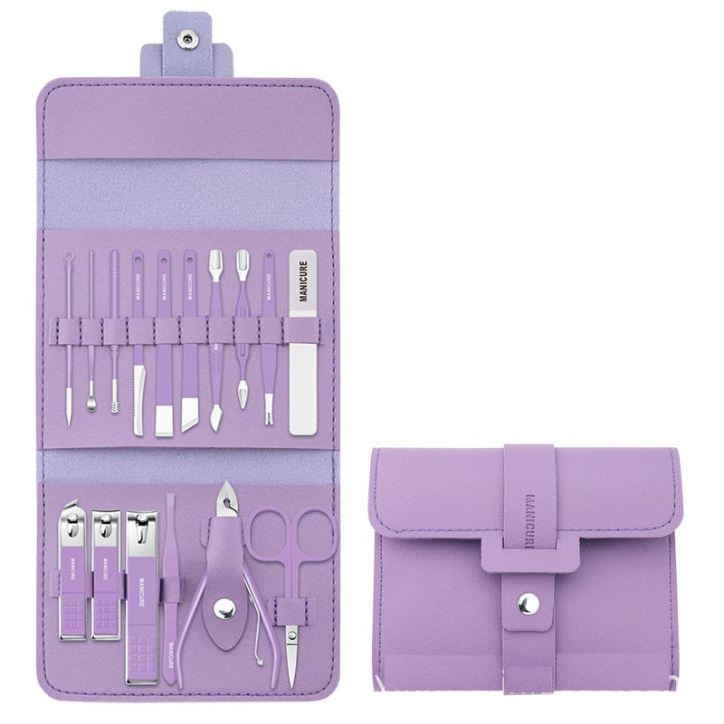 Brehn-teiliges Nagelpflegeset (zehn Farben)
