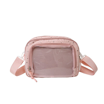 Stylische transparente Umhängetasche