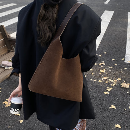 Suede Hobo Handtasche Brehn