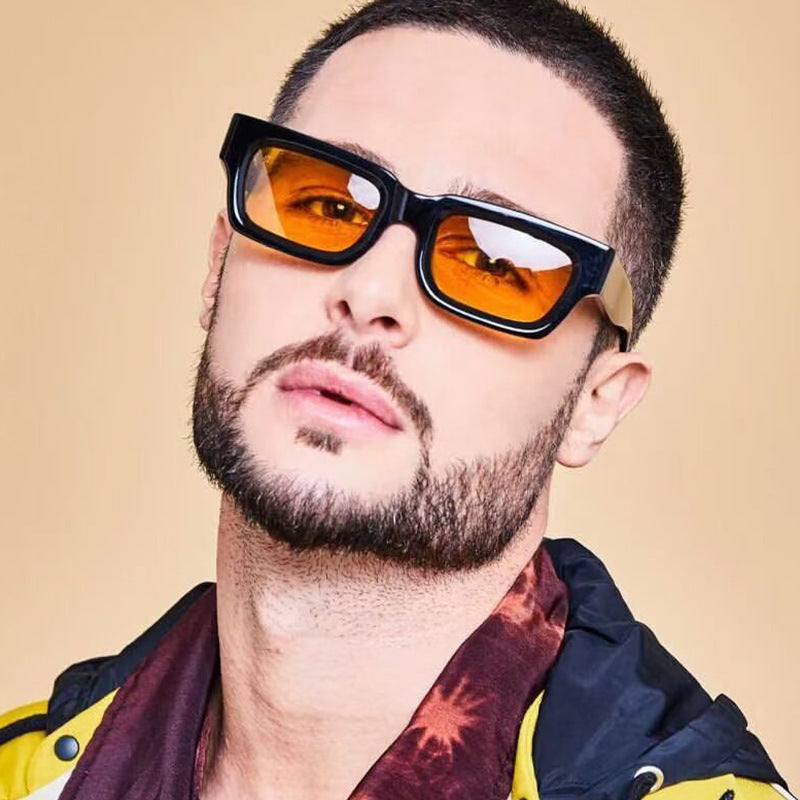 Damen moderne quadratische Sonnenbrille Brehn