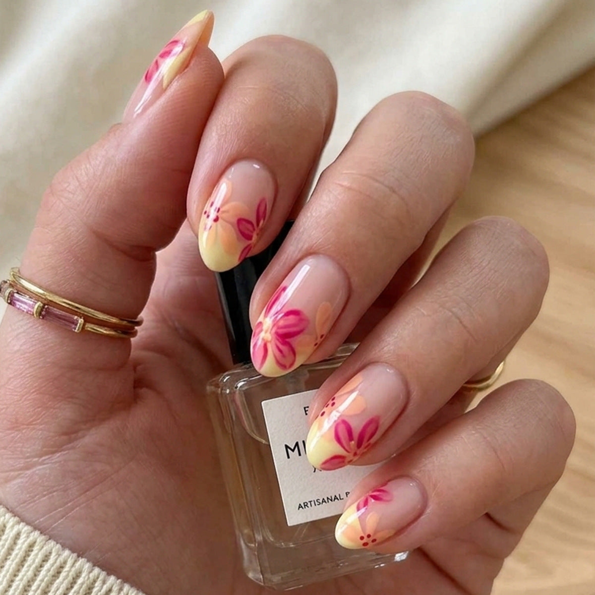 Damen Press-On Nagelkunst