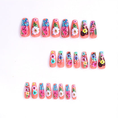 Florale 3D Nagelkunst Set Brehn