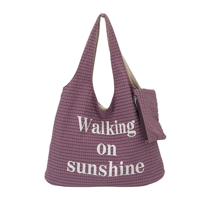 Große Kapazität Leichte Schultertasche