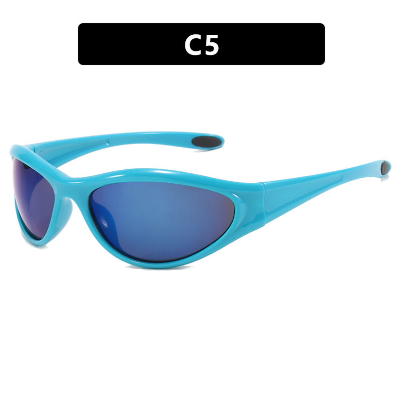 Damen sportliche Sonnenbrille mit polarisierenden Gläsern und ergonomischem Design Brehn