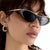 Damen Cat-Eye Sonnenbrille mit elegantem Metallrahmen Brehn