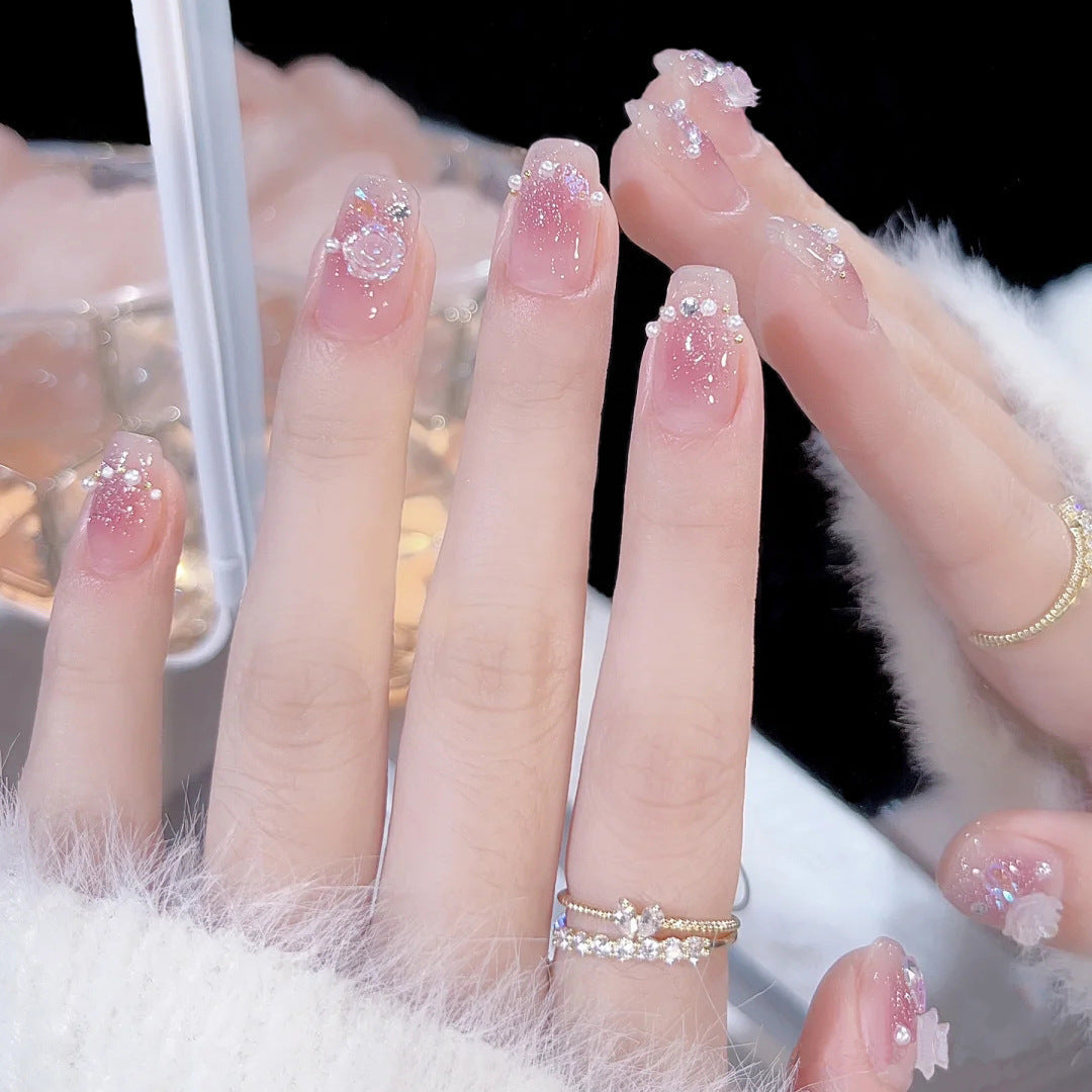 Künstliche Glamouröse Herz-Nagelspitzen Brehn
