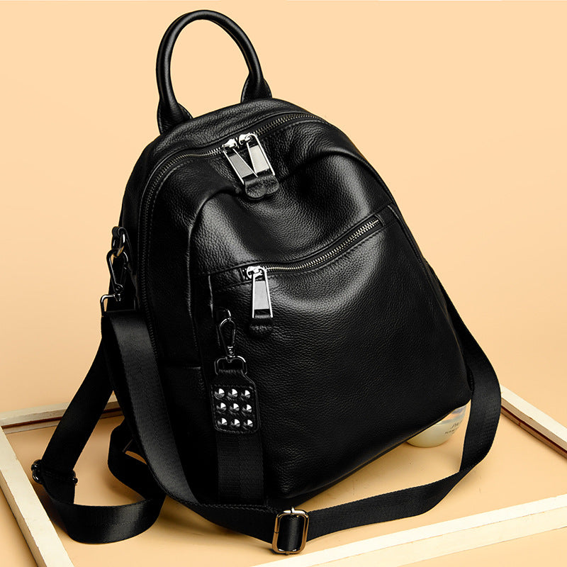 Vielseitiger Multifunktionaler Leder Rucksack Brehn