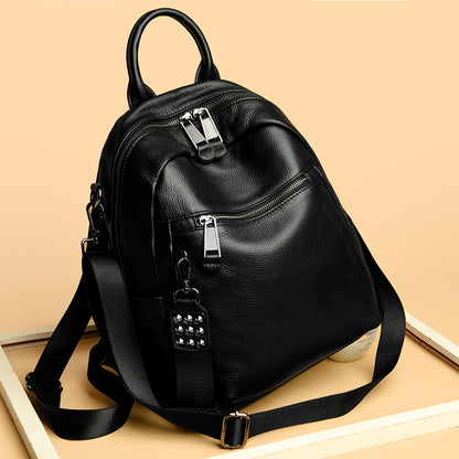 Vielseitiger Multifunktionaler Leder Rucksack Brehn