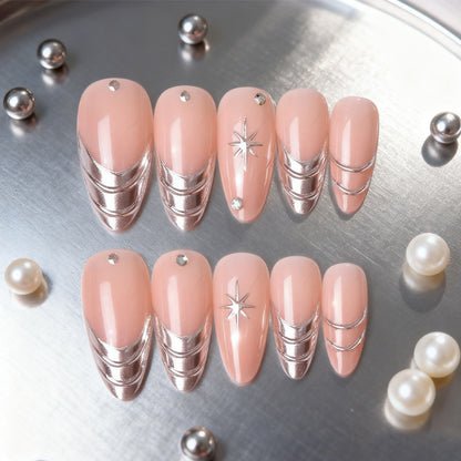 Elegantes Stiletto Nagelkunstdesign Brehn