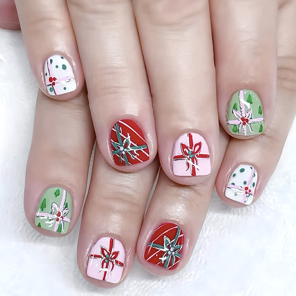 Festliches Thema Aufkleben Nagelkunst Brehn