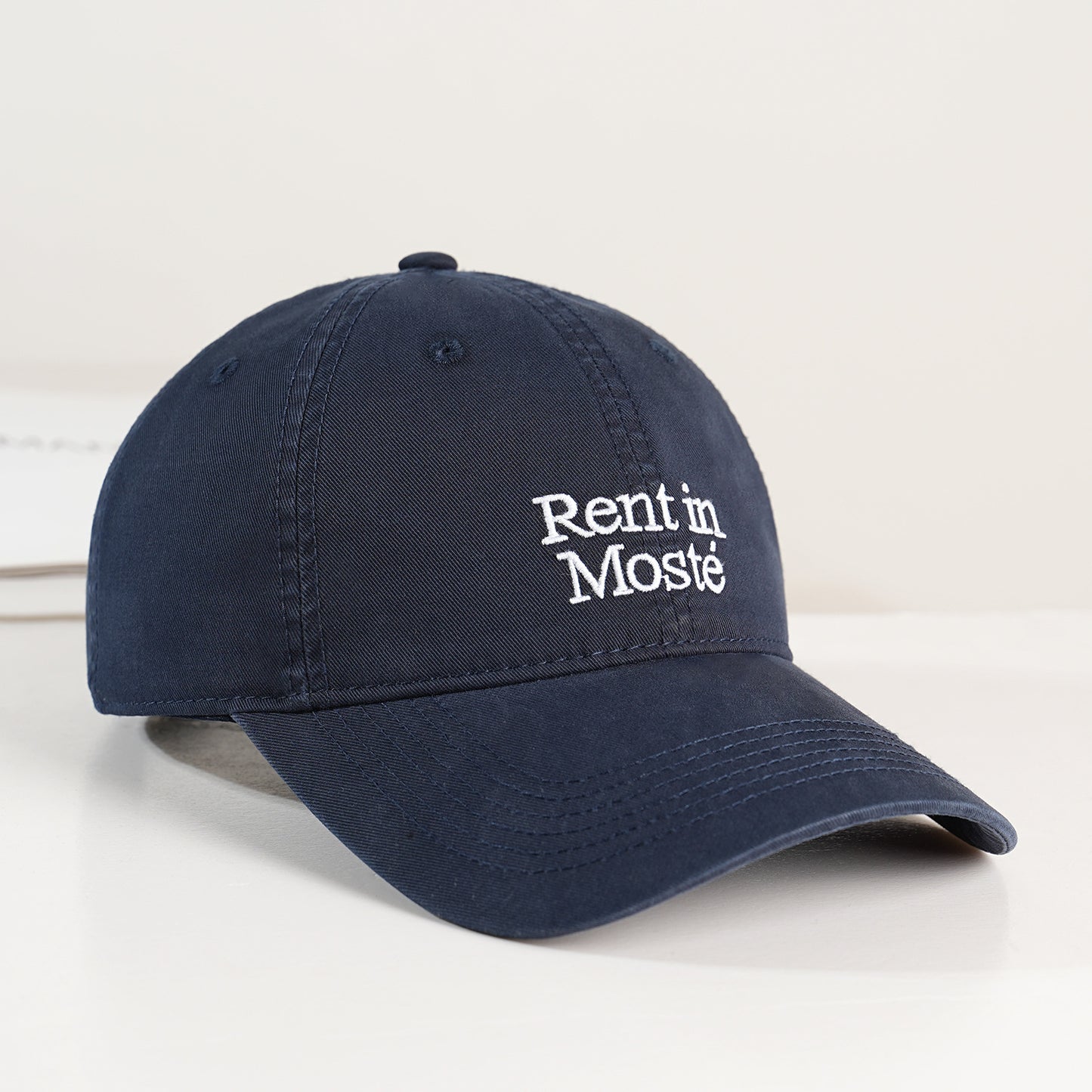 Damen Baumwoll-Baseballkappe mit gesticktem Schriftzug Brehn