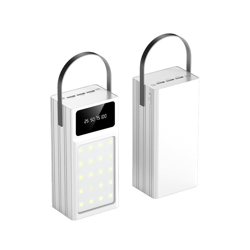 Tragbare Multifunktions-Powerbank mit Led-Licht und Digitaler Anzeige Brehn