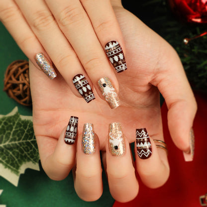 Weihnachten Nagelkunst Brehn