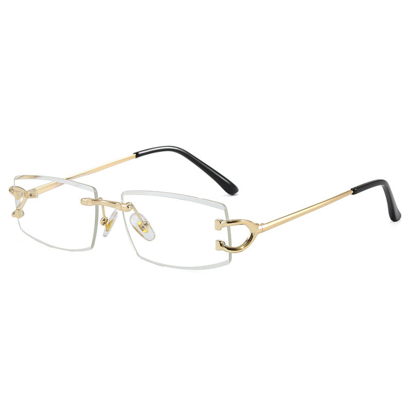 Damen Elegante Minimalistische Sonnenbrille mit einzigartigen Metalldetails Brehn