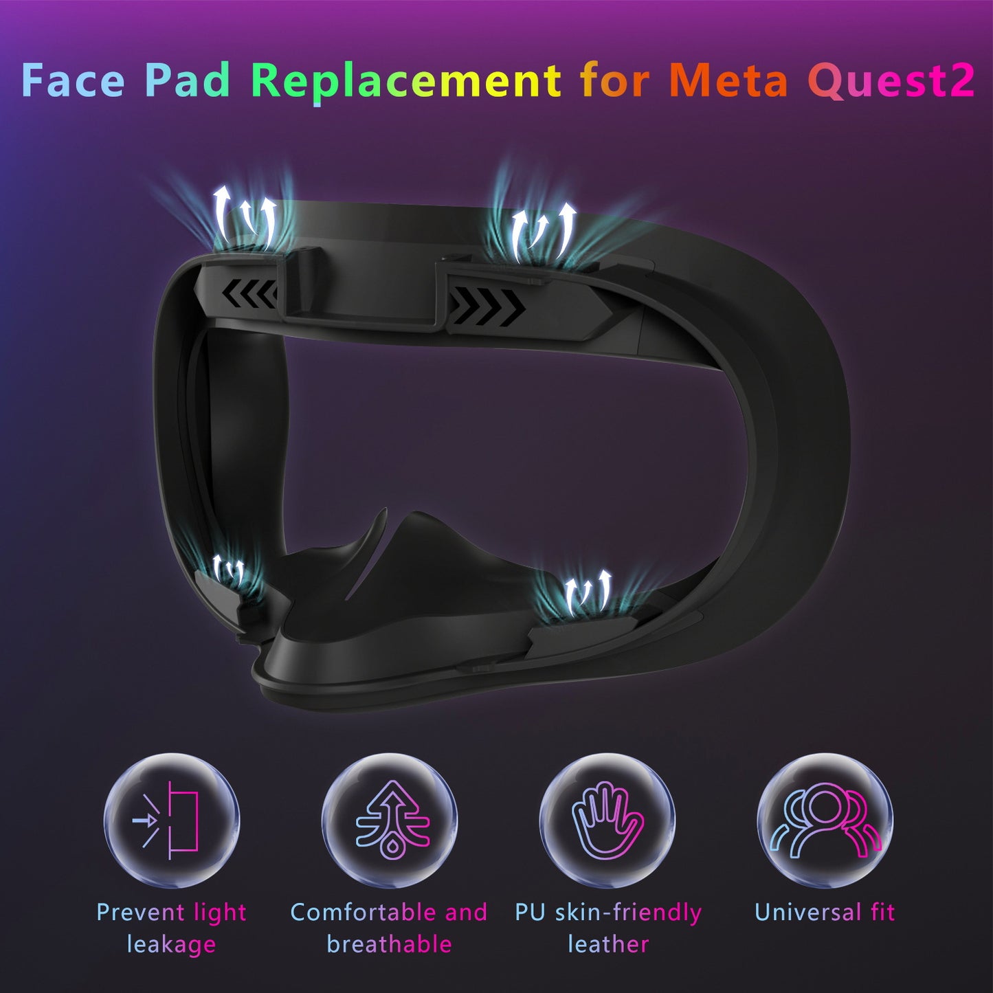 VR-Headset mit Anpassbarem Nackenschoner Brehn