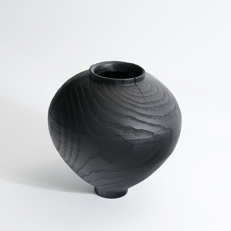 Texturierte dekorative Vase