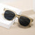Damen moderne quadratische Sonnenbrille mit stylischem Rahmen Brehn