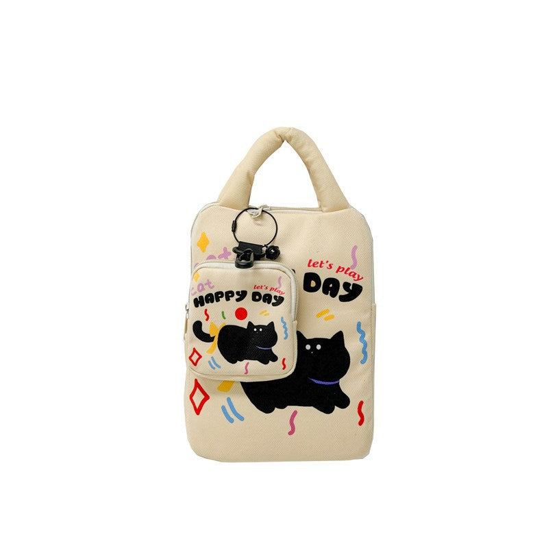 Laptoptasche mit Kreativem Katzenmuster Brehn